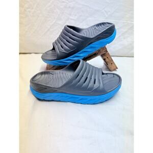 Hoka One One Mens Ora Recovery navy blue 
Slide Sandals Size men’s 7 women’s 9